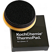 Полировальный круг для полировки фар Koch Chemie ThermoPad, Ø76 мм x 23 мм Черный