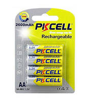Аккумулятор PKCELL 1.2V AA 2600mAh NiMH Rechargeable Battery