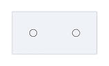 Розумний сенсорний ZigBee вимикач 2 сенсора (1-1) Livolo білий (VL-C701Z/C701Z-11), фото 2