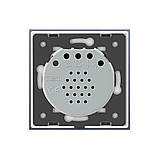 Безконтактний вимикач 1 сенсор Livolo рожевий скло (VL-C701-PRO-17), фото 3