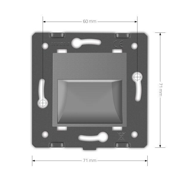 Механизм светильник для лестниц подсветка пола Livolo серый (VL-FCL1-2IP) - фото 6 - id-p1382018995
