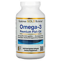 Омега-3 рыбий жир (Omega-3 Premium Fish Oil) 240 капсул