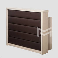 Стійка адміністратора з шкіряними фасадами М309