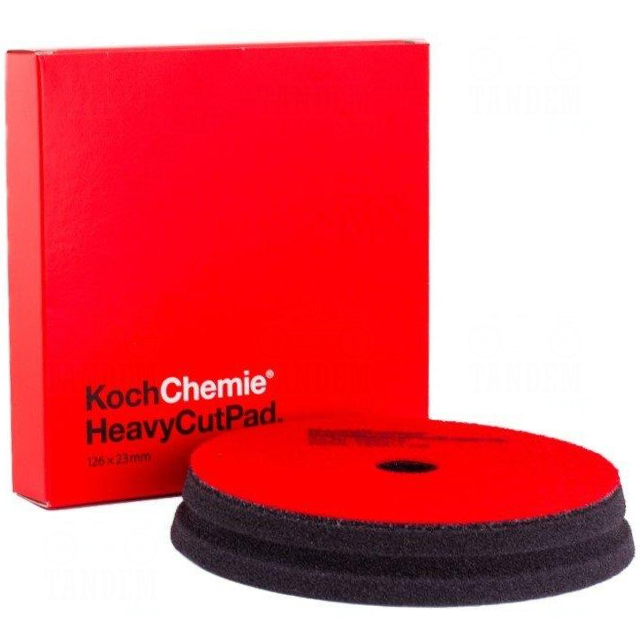 Полірувальний Круг ультражорстке Koch Chemie Heavy Cut Pad, Ø126 мм x 23 мм Червоний