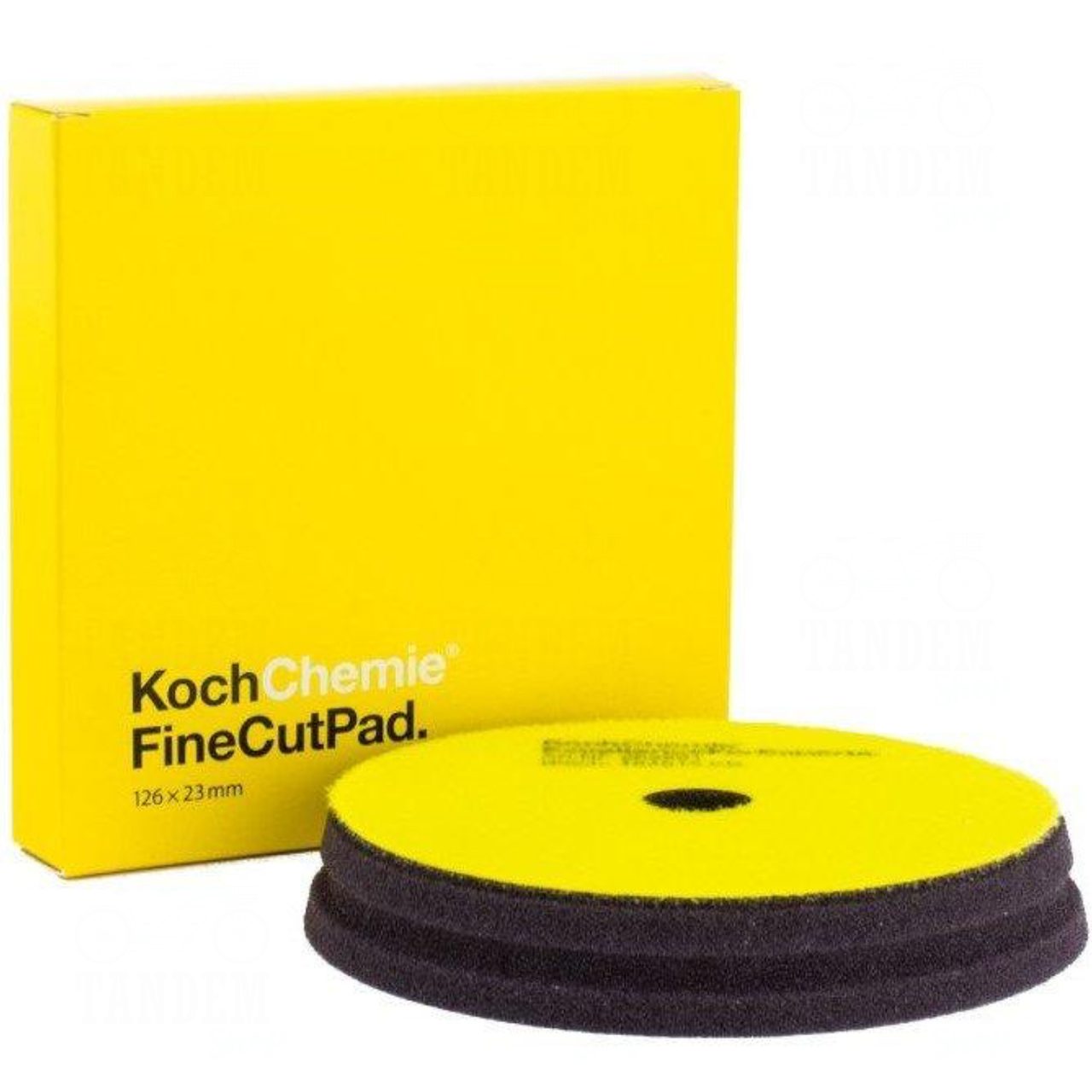 Полірувальний Круг жорстке Koch Chemie Fine Cut Pad, Ø126 мм x 23 мм Жовтий