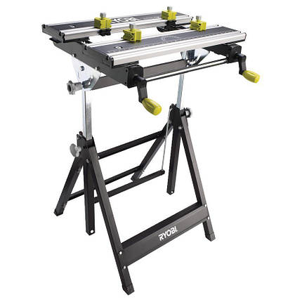 Верстак складний Ryobi RWB03, 600х570х760, 12,5 кг, 100 кг макс.вага, регулювання висоти, фото 1