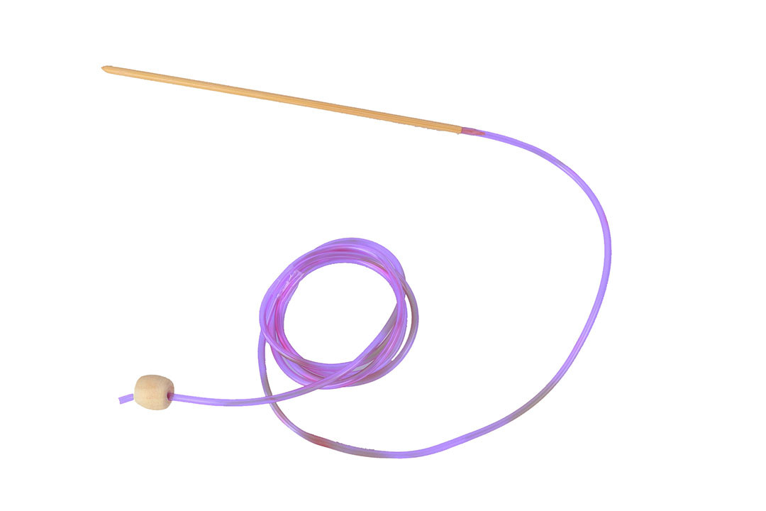 Гачок бамбуковий туніський 15 см на тросику, 3.00 мм (довжина троса 110 см), Китай, фото 1