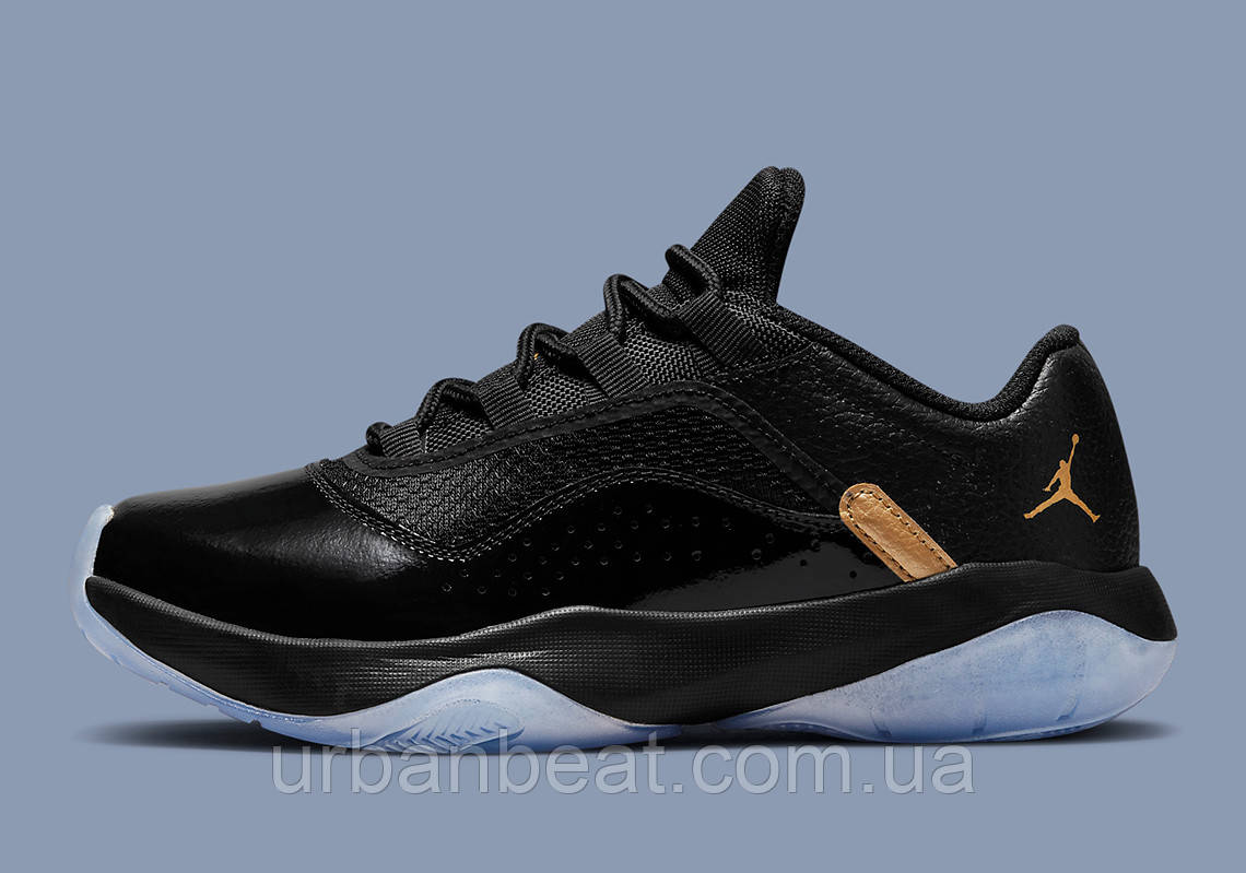 Кросівки чоловічі Air Jordan 11 Retro Low CMFT Black Gold, фото 1