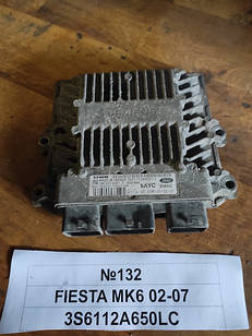 No132 Б/у Блок управления двигателем 3S6112A650LC 5WP4 092 для Ford Fiesta Mk6 2002-2007