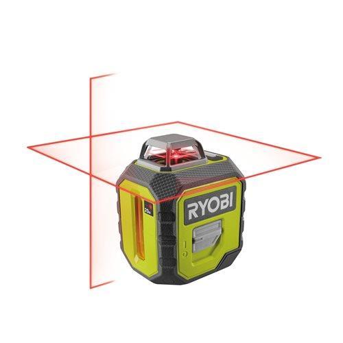 Нівелір лазерний Ryobi RB360RLL, 20 м, 360 °, червоний колір променя
