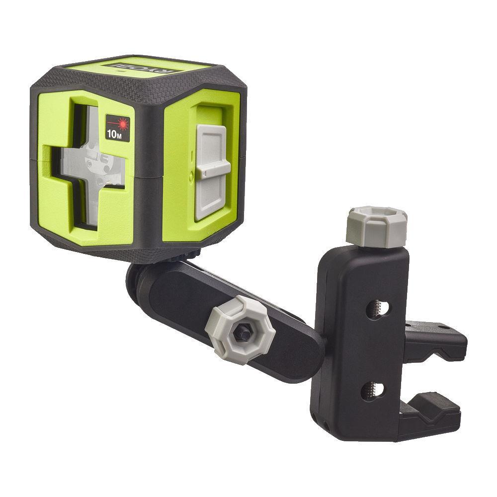 Нівелір лазерний Ryobi RBCLLR1 до 10м, перехресний, червоний промінь