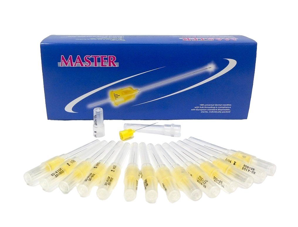 Голки карпульні стерильні Master, 27G,100 шт