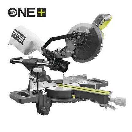Пила торцювальна Ryobi ONE+ RMS18190-0, акумуляторна, 190 мм, 18В, (без АКБ та ЗП), фото 1