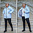 Однотонна жіноча куртка утеплена стьобана демісезонна, у великих розмірах 50/52, 54/56, багато забарвлень, фото 7