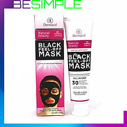 Очищаюча маска Black Peel-Off Mask / Маска для обличчя Dermacol / Маска для пілінгу обличчя