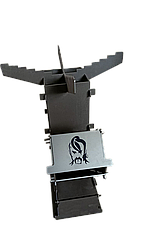 Похідна ТУРБО-ПІЧ малогабаритна фарбована з козаком 1,5 кг (можливо з вашим логотипом) STEEL CHARACTER
