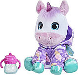 Інтерактивна іграшка Hasbro FurReal Friends Малюк Єдиноріг Sweet Jammiecorn Unicorn F2066 оригінал, фото 5