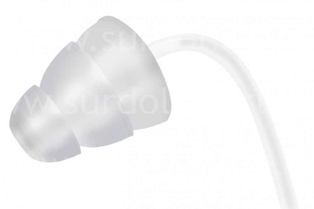 Силіконові 3-х купольні вушні вкладки для слухового апарата  розмір МАЛИЙ