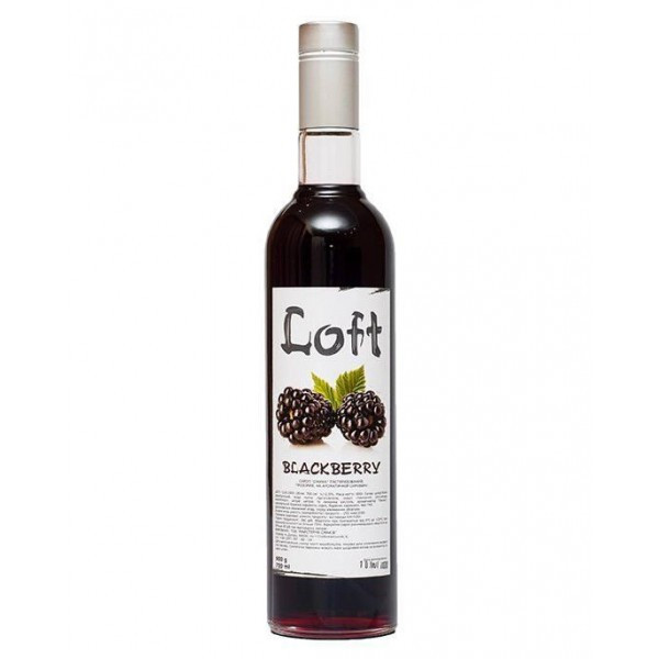 Сироп ТМ LOFT "Ожина" 900г, 9пл./ящ.