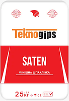 Шпаклівка фінішна Сатенгіпс Текно Гіпс гіпсова Туреччина 25 кг