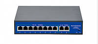 8-портовий PoE комутатор PoE Switch UT-0820BL-A