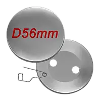 Заготовка для закатных значков 56 мм (Китай)