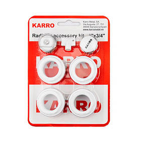 Комплект пробок для радіатора KARRO 3/4" без кріплення