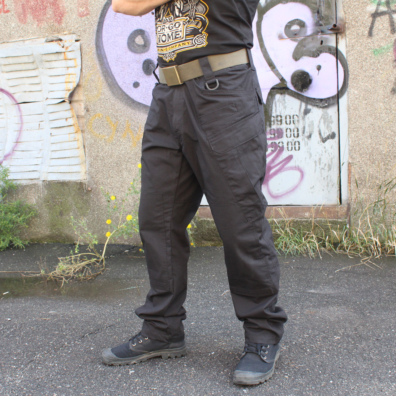 Wotan штани тактичні Black пояс 100 см.