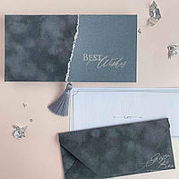 Gift box Boss серый Поздравительная открытка мужчине на день рождения, юбилей, с профессиональным праздником