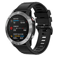 Ремешок Deexe Sport Series для часов Garmin c креплением QuickFit 22mm - Black