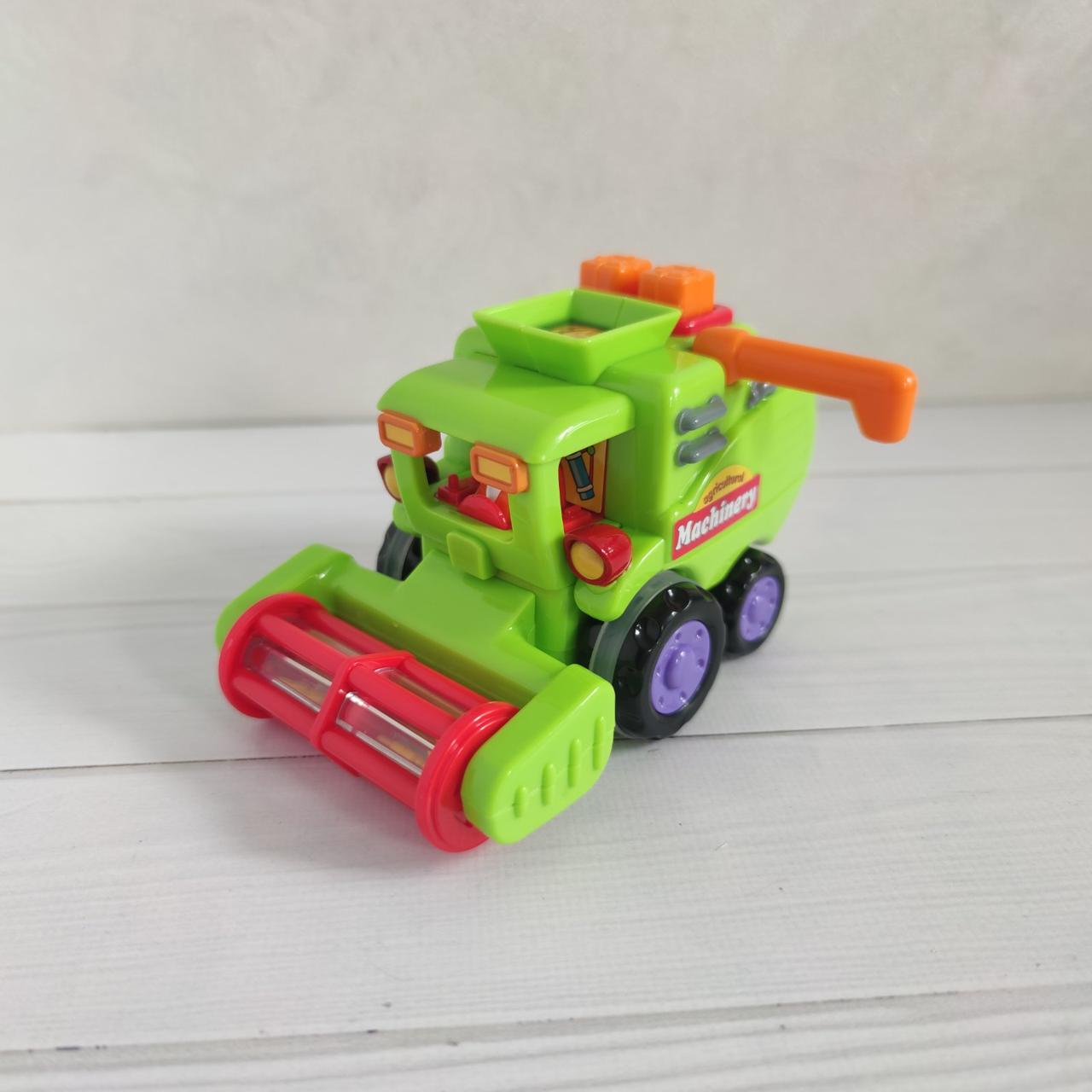 Інерційна спецтехніка - Комбайн, Limo Toy. 386ABC, для дітей від 3 років, розмір 12,0 х 8,0 х 7,0 см