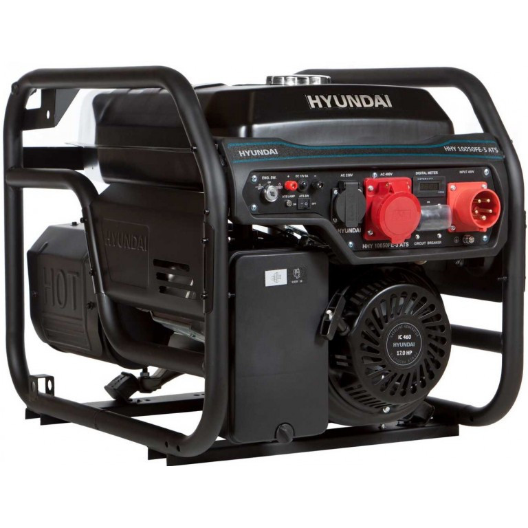 Бензиновий генератор Hyundai HHY 10050FE-3 ATS 8 кВт