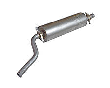 Глушник основний Mercedes W123 -85 200-300D, алюмінізований