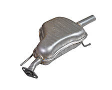 Глушник основний Opel Astra G 1.4i; 1.6i, алюмінізований