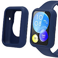 Защитный чехол Deexe Color Frame для Huawei Watch Fit 2 - Midnight Blue