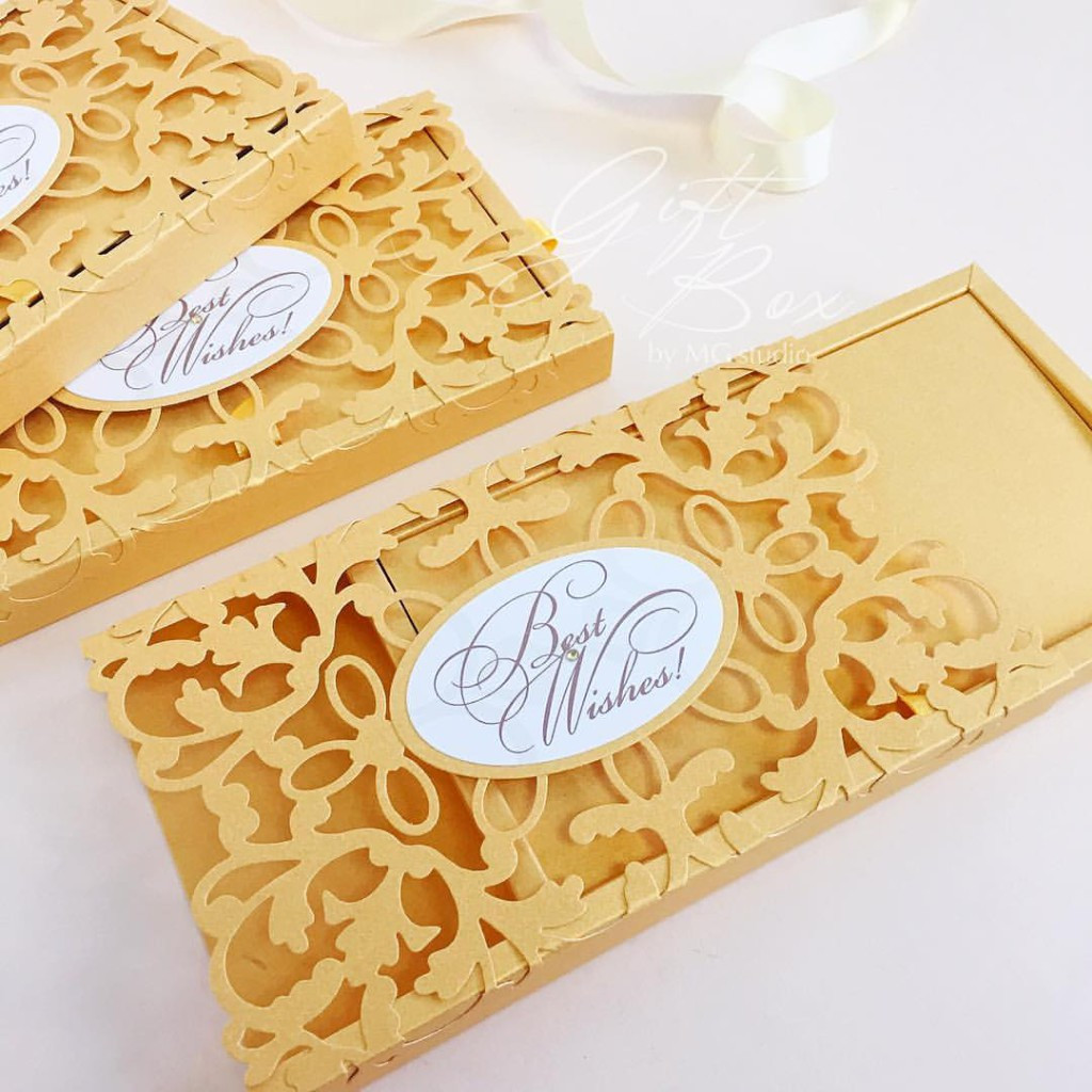 Gift box Afrodita цвет золотистый Оригинальные конверты для денег - фото 4 - id-p1689537081