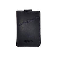 Шкіряний картхолдер із натуральної шкіри LOCKER's Holder3 синій