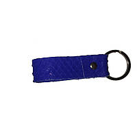 Брелок LOCKER's Trinket зі шкіри пітона синій