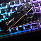 Модуль памяти DDR4 2x4GB/3200 Kingston Fury Beast Black (KF432C16BBK2/8), фото 5