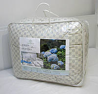 Ковдра полуторна зимова  холлофайбер Україна 150х220 см ±5% молочна