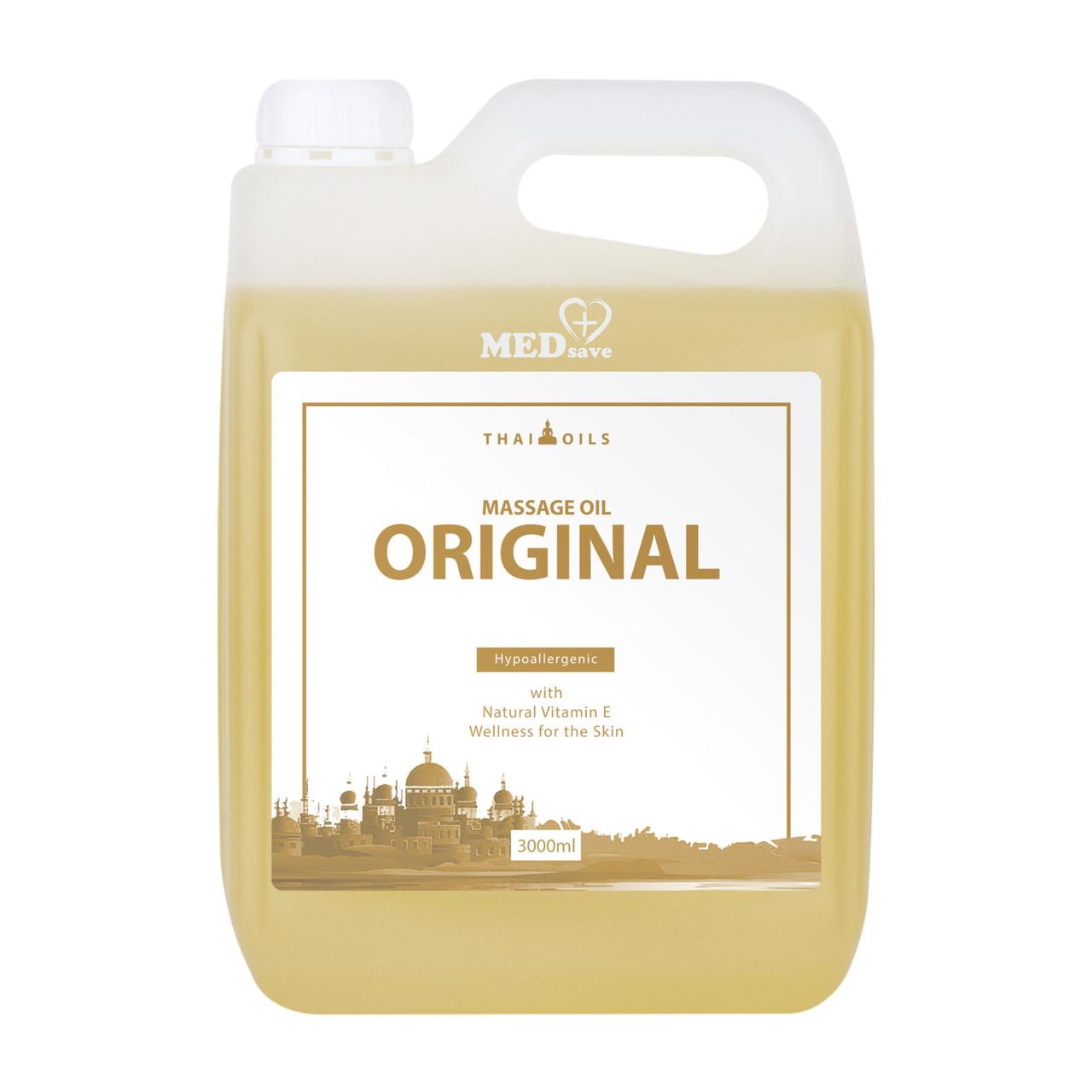 Масажна олія ThaiOils Original 3 літри, професійне масло для масажу 3000 мл ТАЙЛАНД | СЕРТИФІКАТИ