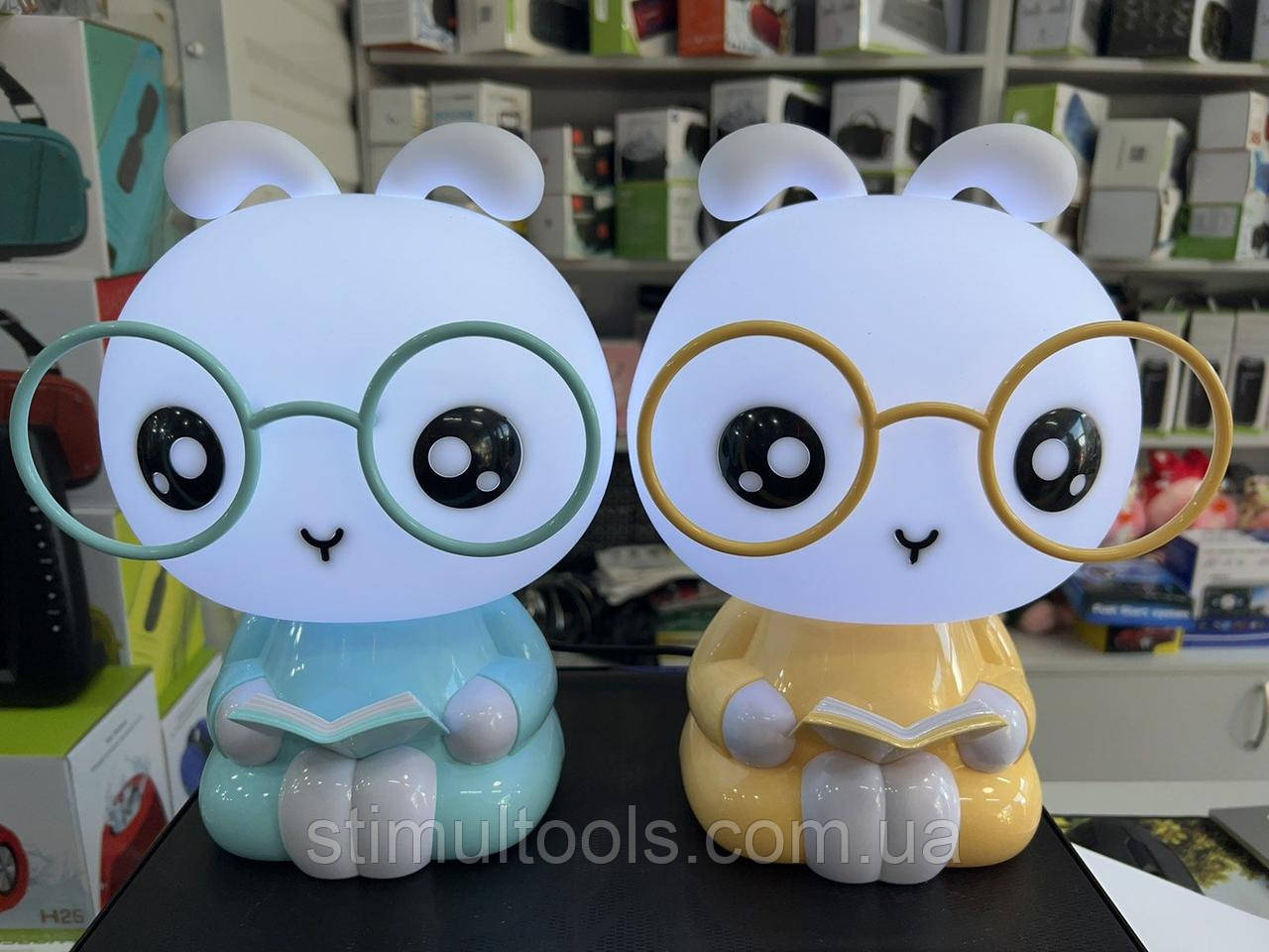 Настільна лампа-нічник FASHION LAMP 621-5 (блакитний, жовтий, рожевий), фото 1