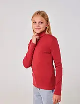 Гольф кашкорс для дівчинки SMIL 114937 Червоно-теракотовий, фото 4