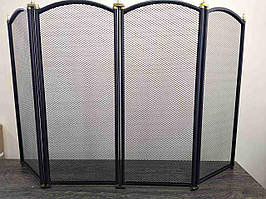 Камінна сітка Bonfire 4010РК (чорно-золота) висота 62см