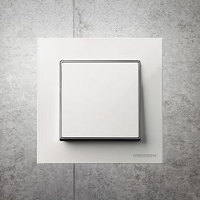 Вимикач 1 кл білий SKY Niessen