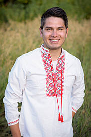 Чоловіча вишиванка "Станіслав" з сорочкової тканини