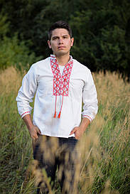 Вишиванка чоловіча з домотканого полотна