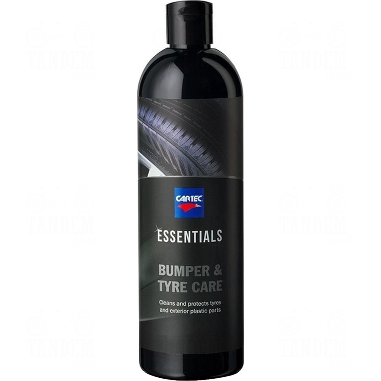 Засіб для догляду за шинами та зовнішнім пластиком Cartec Essentials Bumper & Tire Care, 500 мл, фото 1