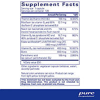 Pure Encapsulations B-Complex Plus / Комплекс вітамінів групи Б плюс 60 капсул BX773, фото 3