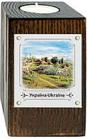 Подсвечник Украина "Хутор с яблоневым цветом" металл/дерево 6*10 см Гранд Презент гпукп03к/м